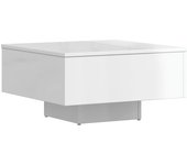 vidaXL Mesa de centro madera contrachapada 60x60x31,5 cm Blanco, Negro, Roble Sonoma Mesita de Salón o Comedor o Auxiliar Mesa de Café Meuble Salón