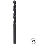 Pack con 2 brocas cilíndricas cortas hss din 338n 2,00mm iz27403 koma tools (izar)