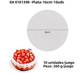 Diameter 10-33CM Available Circle Cardboard Base Golden or Silvery Coated Round Cake Board Cake Decorating Supplies Dessert Tray