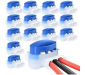Conectores de cable de 15 piezas para robot cortacésped: impermeables, para reparar o extender cables