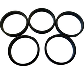5PCS Aluminum Alloy Bicycle Headset & Handlebar Stem Spacers Set of 5MM,10MM,20MM Fit 1 1/8"