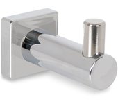 INMACOLATTA - ASIS - PERCHA TALADRO CROMO Minimalista para Baño o Aseo