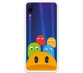 Funda compatible con Xiaomi Redmi Note 7-Note 7 Pro - Comecocos y Fantasmas de Frente