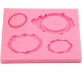Moldes de silicona de grado alimenticio para fondant, para hacer chocolate, para decorar tartas