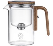Tetera sin vástago Juego de té perezoso Taza de separación de Agua Taza de Vidrio Vejiga interior