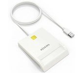 Lector de DNI y Tarjetas Aisens ASCR-SN07-W/ Blanco
