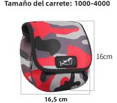 LINNHUE Reel Bag Waterproof Protective Cover For Spinning reel Baitcasting Reel Cast Drum Reel Storage Bag Fishing Rod Cover
