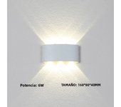 Led Wall Lamp outdoor Stair Light Fixture Bedside Loft Living Room Up Down Home Hallway Lampada 2W 4W 6W 8W 10W 12W Wall Sconces