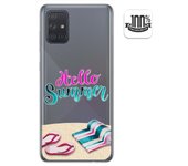 Tumundosmartphone Funda Gel Transparente para Samsung Galaxy A71 5G diseño Summer Dibujos