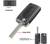 YIQIXIN Remote Car Key Shell Cover For Peugeot 207 307 308 407 607 807 For Citroen C2 C3 C4 C5 C6 HU83/VA2 Blade CE0523 CE0536
