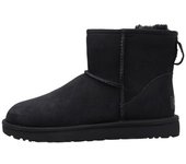 UGG CLASSIC MINI II Botines Planos Mujer Negro