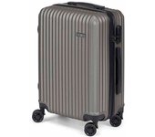 DAM Maleta trolley de cabina en ABS, ligera y resistente. Diseño listón. 38x57x23 Cm.