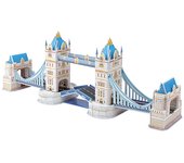 DAM. Puzle 3D de cartón del Puente de la Torre en Londres. 45 piezas. 42x15x10cm.