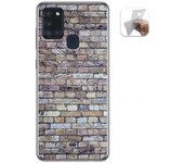 Tumundosmartphone Funda Gel Tpu para Samsung Galaxy A21s diseño Ladrillo 02 Dibujos
