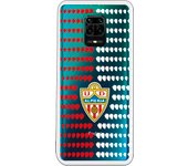 Carcasa para Xiaomi Redmi Note 9S - Note 9 Pro - UD Almería patrón escudos clear