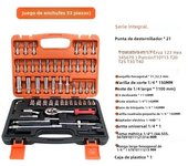 46 Piece/Set of Car Repair Tool Kit 1/4-Inch Socket Set Car Repair Tool Ratchet Torque Wrench Combo Auto Repairing Tool Set