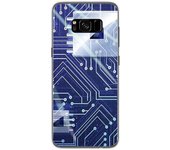 Tumundosmartphone Funda Gel Tpu para Samsung Galaxy S8 Diseño Circuito Dibujos