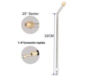 30°/90°/U Shape High Pressure Wash Water Gun Extension Spray Wand Lance Multi-Angled With 1/4" Quick Connect