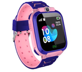 Reloj Inteligente infantil con GPS, llamadas, botón SOS, zona de seguridad, control parental,  toma de fotos en remoto. Smartwatch con pantalla táctil, cámara, juegos, linterna LED, podómetro, resistente al agua. Lukkalia - Kids and Us / LKKQ12