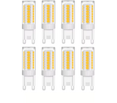 8X G9 LED bulb dimmable 7W 9W 12W 15W 220V flicker-free 360° beam angle, household lighting bedroom living room 450LM