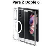 Original Magnet Cover For Magsafe Clear Case Samsung Galaxy S23 Fe S22 S24 Ultra S21 Plus Z Flip Fold 6 5 4 3 Acrylic Silicone