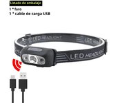 Induction Headlamps Mini LED Charging Headlight Camping Flashlight Led Head-Mounted Strong Light Fishing Portable Torch Lamp