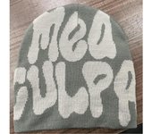 Gorros hombres mujeres calidad lana Cap caliente Kpop moda cien tomar lana Cap Ins nuevo neto rojo diseño Y2K meaculpa Beanie