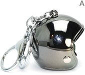 New Motorcycle Safety Helmet Keychain Female Men's Hard Hat Heavy Metal Rock Car Keychain Bag Keychain Jewelry Gift