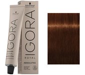 Schwarzkopf IGORA Royal Absolutes 6-70 Rubio Oscuro Cobrizo Natural Cuidado del Cabello 60 ml