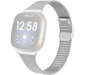 For Fitbit Versa 4/Sense 2 Stainless Steel Watch Strap Milanese Smart Band Watch Strap Replacement