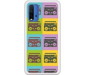 Funda compatible con Xiaomi Redmi 9T/Pocophone M3 - Radiocasettes Colores