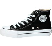 ZAPATILLAS JOHN SMITH MUJER LIBEL HIGH 005 NEGRO lona