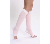 Medical Calf Compression Stockings Varicose Veins Shaping Graduated Pressure Stockings Elastic Open Toe Knee High Stockings S-XL