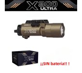 Tactical X300U-A White LED Flashlight for Pistol Light Airsoft Helmet Weapon Scout Light 1000 Lumens Fit 20MM Rail
