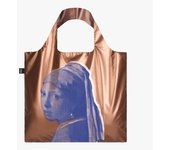 LOQI BOLSA LOQI VEERMER ROSE GOLD GIRL WITH PEARL COLECCION MUSEO