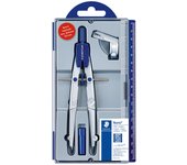 STAEDTLER Noris - Estuche Compás de Precisión con Tubo de Minas y Adaptador Universal