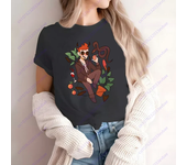 Women Printing Good Omens Clothing Short Sleeve Casual 90s Cartoon Fashion Clothes Print Tee Top Tshirt