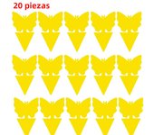 10/20/30PCS Sticky Insect Trap Double-sided Yellow Plastic Insect Sticker Board Plant Pest Control Catcher Gardening Supplies