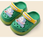Bonitas zapatillas de verano para niños y niñas con diseño de tiburón devorador de peces, 2024, nuevas zapatillas de bebé antideslizantes con suela suave