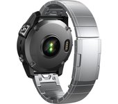 Correa de Acero para Garmin Fenix 8 - 51mm / Fenix 7X Pro / Fenix 6X Pro / Enduro 3 / Epix 2 Pro 51mm, Pulsera Acero Luxury Conectores Quickfit 26mm