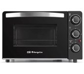 Horno Orbegozo Hcc5015 1300w 15 Litros Temporizador Termostato Indicador Luminoso 4 Resistencias Selector De Temperatura Negro