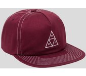 Gorra HUF Set TT Snapback Berry/Blanco