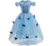 Elsa Anna Kid Princess Girls Dress Rapunzal  Kids Cosplay Halloween Vestidos Children Costume Birthday Party Dress