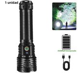 3000000LM Ultra Bright Torch Built-in Battery Flash Light Emergency 1500W Most Powerful Led Flashlights Tactical with Tail Light