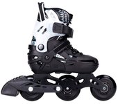 Patines en Línea FLYING EAGLE S6T NEGRO para Júnior con Guía de Aluminio y Ruedas de 72mm