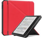 For Kobo Libra Colour Case 2024 7 Inch Multi-folding Stand Soft TPU Back Smart Shell for Kobo Libra Colour Cover Auto Sleep/Wake