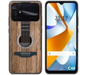 Funda Silicona para Xiaomi POCO C40 diseño Madera 11 Dibujos