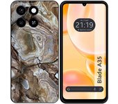 Tumundosmartphone Funda Silicona para Zte Blade A35 / A55 diseño Mármol 14 Dibujos