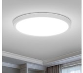Lámpara de techo LED ultrafina de 20 W y 2146 LM, Luz Blanca Diurna de 6000 K, para baño, Modern Y Redonda de 22 cm