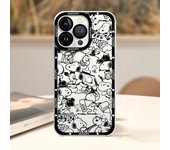 Cartoon Cute S-Snoopy Phone Case For iPhone 15 14 13 12 11 Mini XS XR X Pro MAX 8 7 Plus SE Angel Eyes Transparent